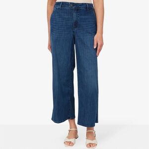 NYDJ Size 10 Mona Wide Leg Jeans - Ibiza Blues